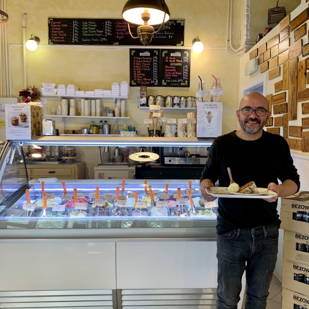 Barcelona|巴塞隆納轉角遇到Sante Gelato,天天都報到 - 飄浮。日常 Sante Gelato 老闆